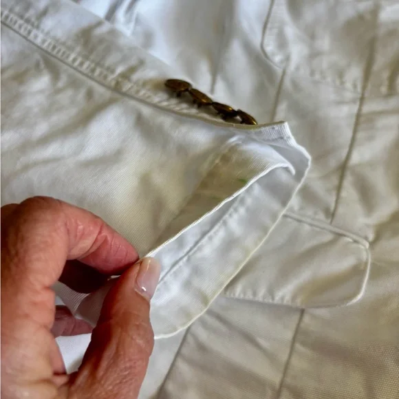 Lauren Ralph Lauren White Utility Jacket - XL - Picture 9 of 10